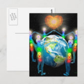 Eenheid van het licht briefkaart (Voorkant / Achterkant)