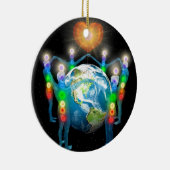 Eenheid van het licht keramisch ornament (Rechts)