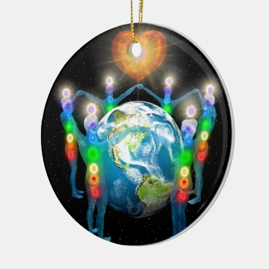 Eenheid van het licht keramisch ornament (Links)