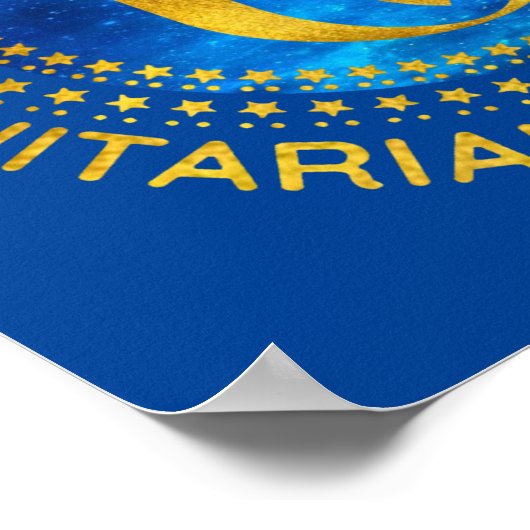 Eenheid van het universeel verenigingswezen poster (Hoek)