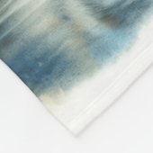 Eenheid van Indiaanse en wolf geest Fleece Deken (Hoek)