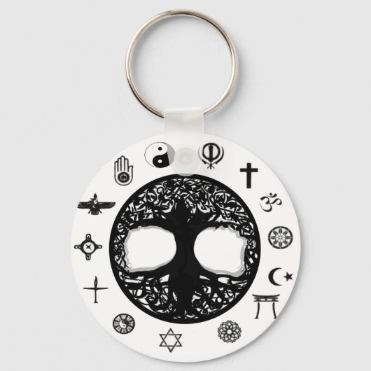 Eenheid van leven sleutelhanger (Voorkant)