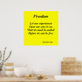 Eenheid voor vrijheid poster (Keuken)