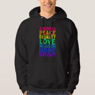 Eenheid Vredesgelijkheid Insluiting Diversiteit Me Hoodie