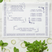 Eenheidconversie keukenhanddoek (Gevouwen)