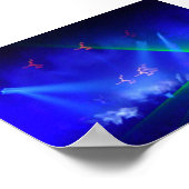 Eenheids-laserlicht Poster (Hoek)