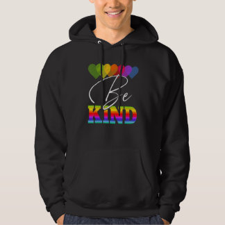 Eenheidsdag Oranje Hart Regenboog Wees Aardig Tege Hoodie