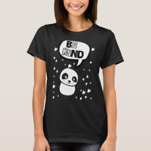 EENHEIDSDAG Oranje T-shirt Anti Pesten en Panda Be