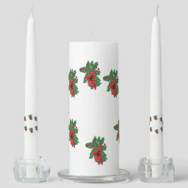 Eenheidskaarsset: Poinsettia