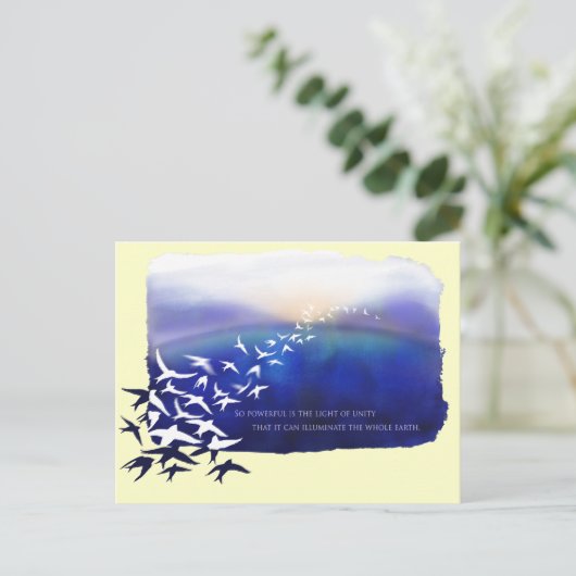 Eenheidslicht Briefkaart (Staand voorkant)