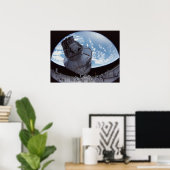 Eenheidsmodule opheffen vanaf Shuttle Endeavor Poster (Thuiskantoor)