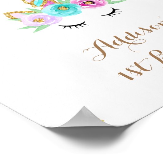 Eenheidspartij-welkomstteken Poster (Hoek)