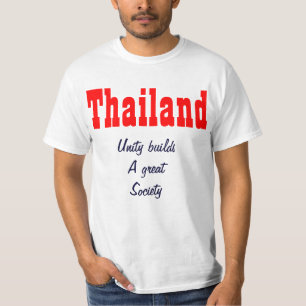 Eenheidt-shirts Thailand T-shirt