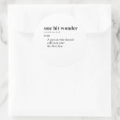 EENHITSWONDER 2 RONDE STICKER (Tas)