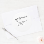 EENHITSWONDER RONDE STICKER (Envelop)