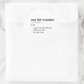 EENHITSWONDER RONDE STICKER (Tas)