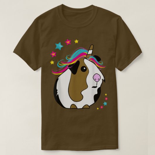 Eenhoevige cavia's t-shirt (Design voorkant)