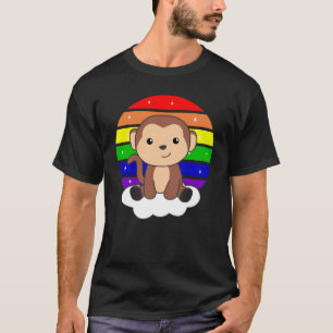 Eenhoevige regenboogwolken koken dieren voor kinde t-shirt