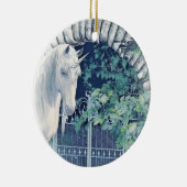 Eenhoevige tuin keramisch ornament (Rechts)