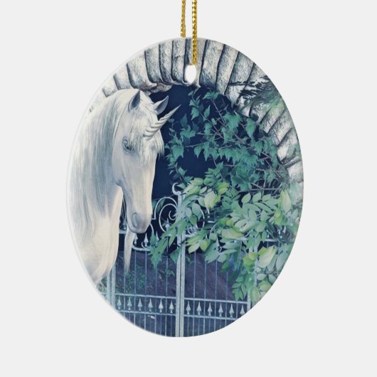 Eenhoevige tuin keramisch ornament (Rechts)