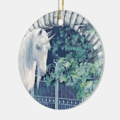 Eenhoevige tuin keramisch ornament (Links)