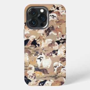 Eenhonderd honden illustratie door Ito Jakuchu iPhone 13 Pro Hoesje