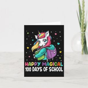 Eenhoorn 100 dagen gelukkig magisch 100 dagen van kaart