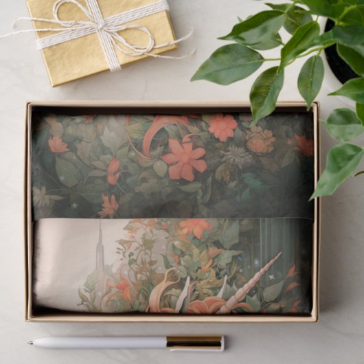 Eenhoorn 1 Decoupage papier (Geschenk)