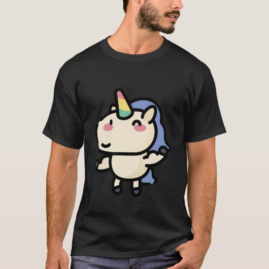 Eenhoorn (1) t-shirt (Voorkant)