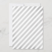 Eenhoorn 1e verjaardag - Zilver Roze Kaart (Achterkant)