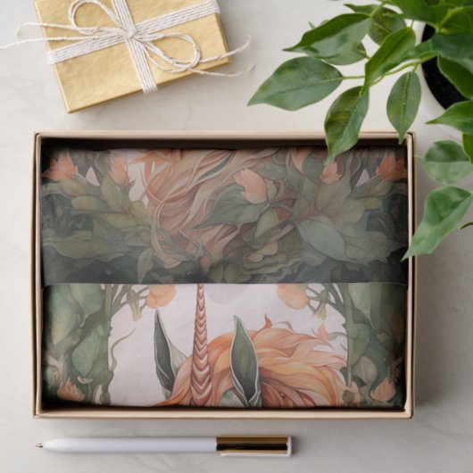 Eenhoorn 2 Decoupage papier (Geschenk)