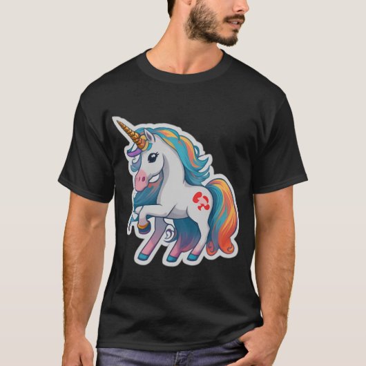 Eenhoorn (2) t-shirt (Voorkant)