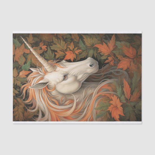 Eenhoorn 3 Decoupage papier (Voorkant)