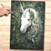 Eenhoorn 4 Decoupage papier