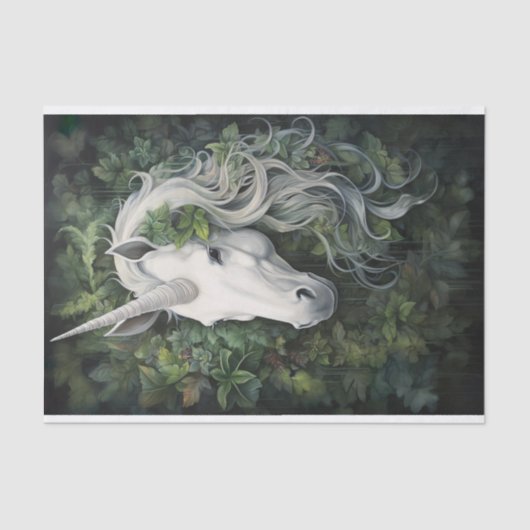 Eenhoorn 4 Decoupage papier (Voorkant)