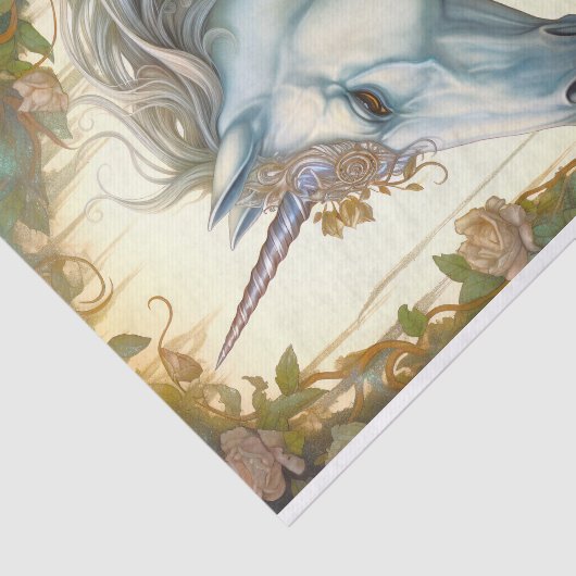 Eenhoorn 5 Decoupage papier (Detail)