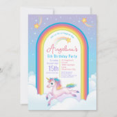 Eenhoorn 5e verjaardag kaart (Voorkant)