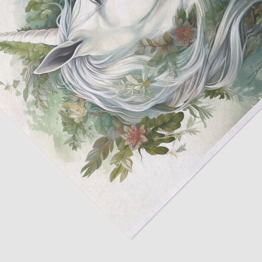 Eenhoorn 6 Decoupage papier (Detail)