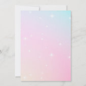 Eenhoorn 8e verjaardag kaart (Achterkant)