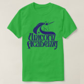 Eenhoorn Academy Silhouetten Voor- en achterkant A T-shirt (Design voorkant)