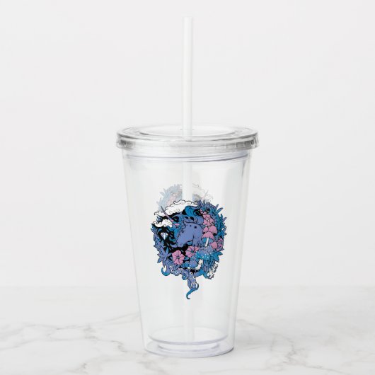 Eenhoorn Acryl Drinkbeker (Voorkant)