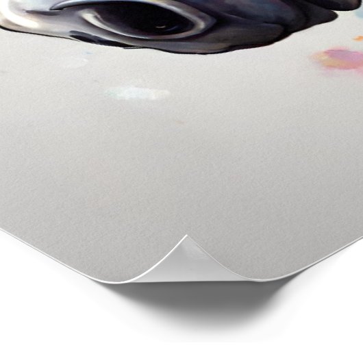 EENHOORN AFBEELDING KUNST POSTER (Hoek)