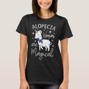 Eenhoorn Alopecia krijgers zijn magisch T-shirt