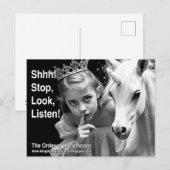 Eenhoorn Ansichtkaart Briefkaart (Voorkant / Achterkant)