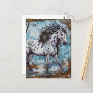 Eenhoorn Appaloosa Briefkaart
