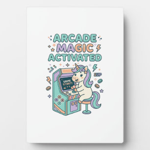 Eenhoorn Arcade Magie Geactiveerd Trendy Product G Fotoplaat