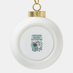 Eenhoorn Arcade Magie Geactiveerd Trendy Product G Keramische Bal Ornament