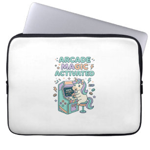 Eenhoorn Arcade Magie Geactiveerd Trendy Product G Laptop Sleeve