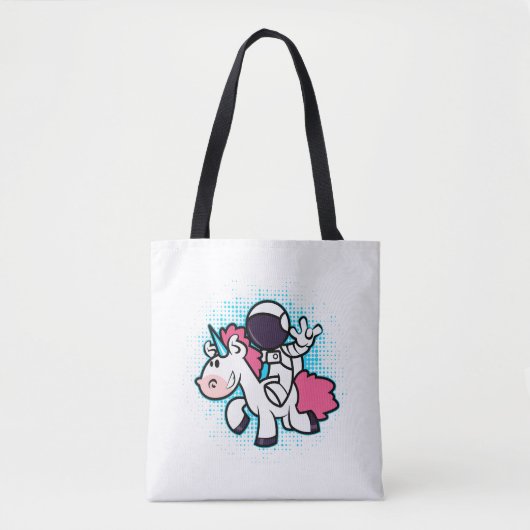 eenhoorn-astronaut tote bag (Voorkant)