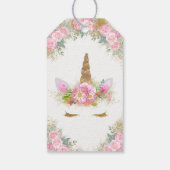 Eenhoorn Baby shower Gift Labels Cadeaulabel (Achterkant)